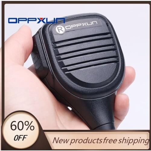 OPPXUN 7 Pin Microphone Speaker Mic for Motorola XPR6550 XIR-P8268/P8260/P8800/P8200 DGP4150/DGP6150 Walkie Talkie Two Way Radio