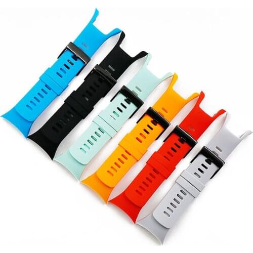 Watch accessories pin buckle silicone strap for SUUNTO 5 Spartan cool running Trainer sports strap women men watch band