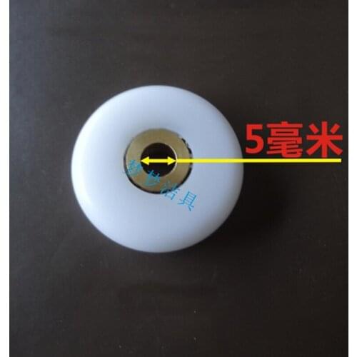 Shower door rollers with Copper axis,Roller diameter 23mm/25mm,Roller thickness 5.8mm. 8pcs/lot