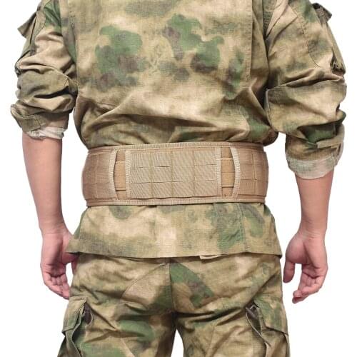 Army Style Combat Belts Molle Outdoor Quick Release Tactical CS Belt Multi-purpose Outdoor Equipment Field Army Fan Wide Belt