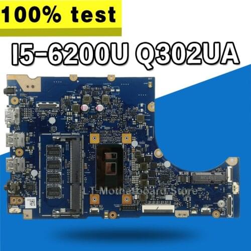 TP300UA Laptop motherboard For Asus TP300UA Q302U Q302UA TP300U Test original mainboard 4G RAM /I5-6200U CPU 90NB09Z0-R00020