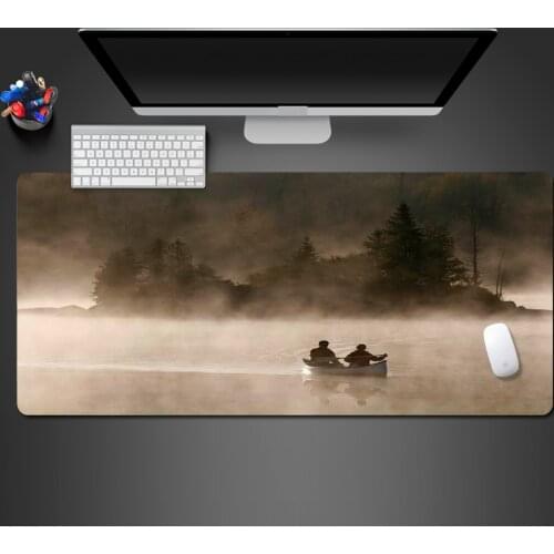 High Quality Character Landscape Mousepad Unique Modern Style Best-Selling Laptop Keyboard Large Table Mats Natural Rubber Pad