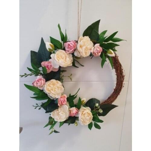 30cm Metal Hoop Wreath Ring DIY Handmade Garland Hanging Craft Party Decorations Wedding Birthday Christmas Home Wreaths Decor