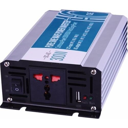 300W Pure Sine Wave Inverter DC 12V/24V/48V To AC 110V/220V,off Grid Inversor Power Inverter Work In Solar Battery Panel