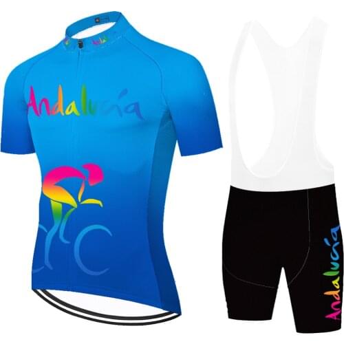 Andalucia Laser Cut Cuissard Cyclisme Homme Culotes Estivo Ropa Uniforme Maillot Completo Ciclismo Tricota Ciclismo Hombre
