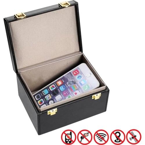 Car Fob Signal Blocker Box Phone Key Bag Signal Blocking Box Shielding Pouch Wallet Case For Card Mobile Phone Accessories