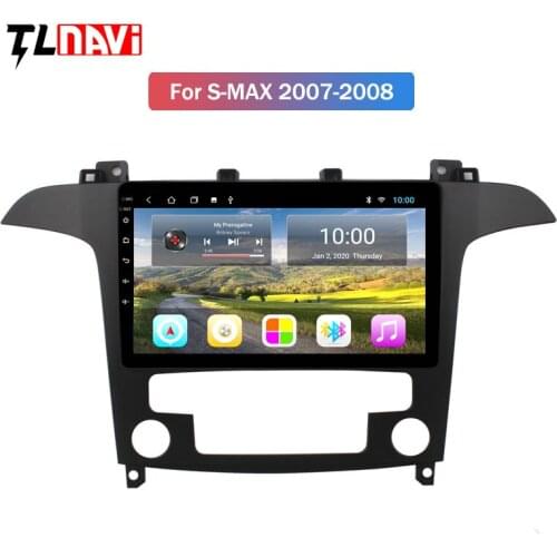 2G RAM 9 Inch Android 10 Car Dvd Gps Player For Ford S-Max 2007 2008 built-in Radio Video Navigation Bt Wifi