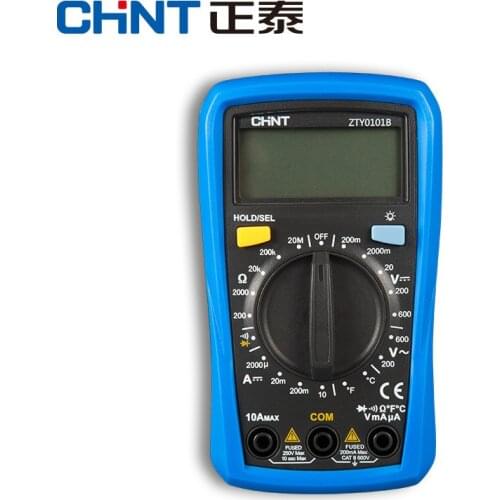 Mini 6000 counts Digital Multimeter Ammeter Resistance Measure LCD AC DC NCV Tester Backlight Palm Size Capatitance Tester
