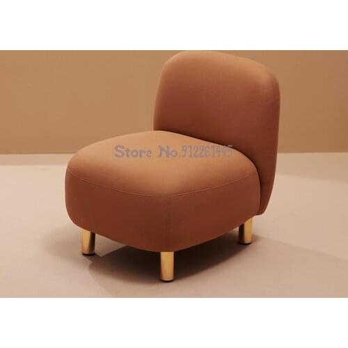 Danish Design Nordic Minimalist Technology Cloth Waterproof Bedroom Apartment Single Sofa Easy To Take Care Of Modern