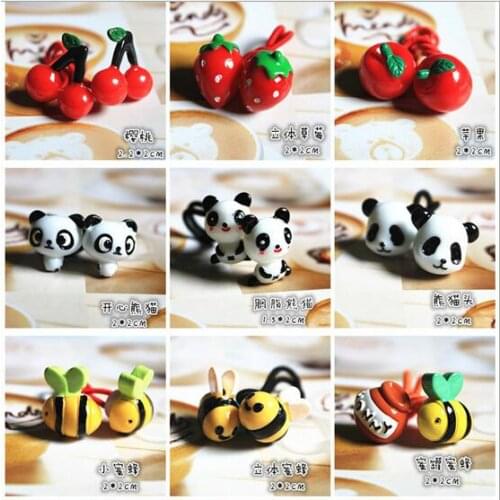 Childrens hair accessories headwear Korea Meng Department of cute cartoon animal hair ring series