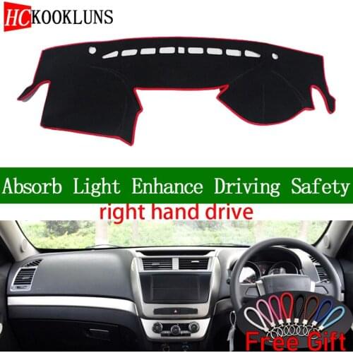 For GEELY GX7 EX7 2010 2011 2012 2013 2014 2015 Right Hand Drive Dashboard Cover Car Stickers Dash Mat Interior Accessories