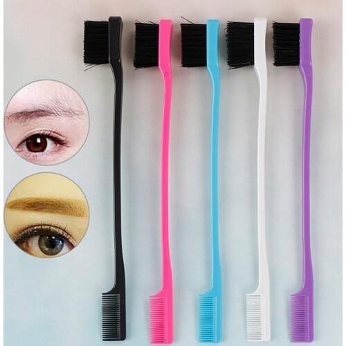 1Pcs Double Sided Hair brush Edge Control Hair Comb Beauty Hair Styling
