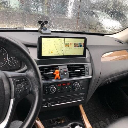 10.25 inch For BMW X3 X4 F25 F26 Android 8G+128G Car GPS Navigation Headunit Auto Stereo Radio Tape Recorder Multimedia Qualcomm
