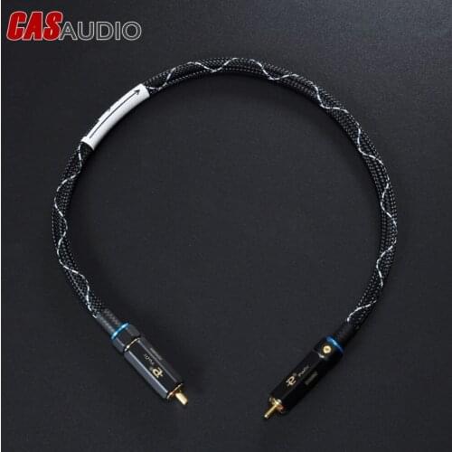 Hi-Fi 75 Ohm 99.995% OFC Coaxial Digital Audio Video Cable W/ Shiled & ALum Foil,Quality Coaxial Cable For DAC CD Player