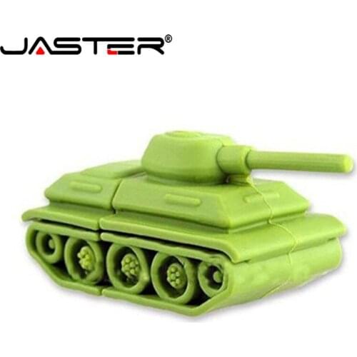 JASTER Cartoon Tanks models usb flash drive Battle City Gift cartoon/ 4GB/8GB/16GB/64GB/32GB Wholesale tank pen drive mini gift
