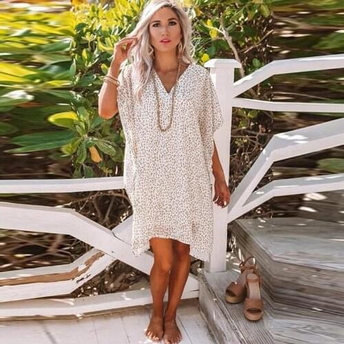 Setiadia Summer women Chiffon dress Polka dot printing midi Prom Sundress Dresses birthday outfits For Womans Clothing 2021