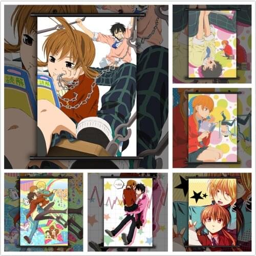 My Little Monster Yoshida Haru Mizutani Shizuku Anime Manga HD Print Wall Poster Scroll