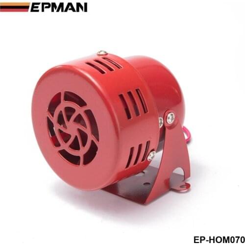 New 12V Motor Driven Red Air Raid Siren Horn Alarm Horn Car Truck For BMW E39 5 Series 97-03 EP-HOM070