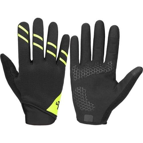INBIKE Summer Breathable Bicycle Gloves Outdoor Riding UV Protection Road Bike Cycling Gloves Reflecive Touch Screen Fingers