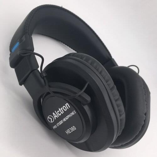 Alctron HE360 head-mounted high quality studio headphone portable HIFI foldable recording monitoring headphone