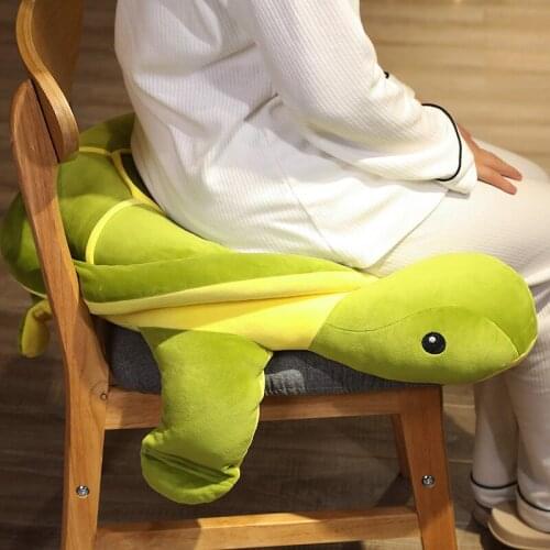 Lovely Sea Turtle Plush Toys Sleepping Pillow Stuffed Sofa Chair Seat Cushion Animal Tortoise Doll Baby Kids Birthday Gifts
