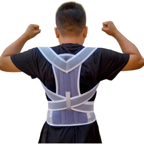 Posture Corrector Belt Orthopedic Shoulder Pain Lumbar Corset Lower Back Brace Belt Straps Adjustment Therapy Posture Correction