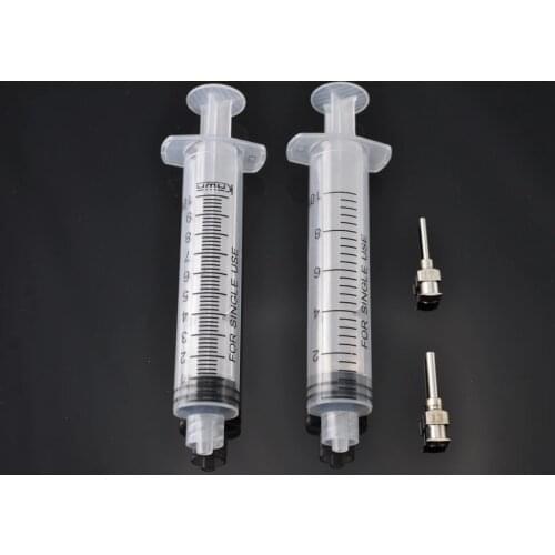 Pack syringe, embolo and needles to use flux and solder paste, Amtech valido, Kingbo, Mechanic