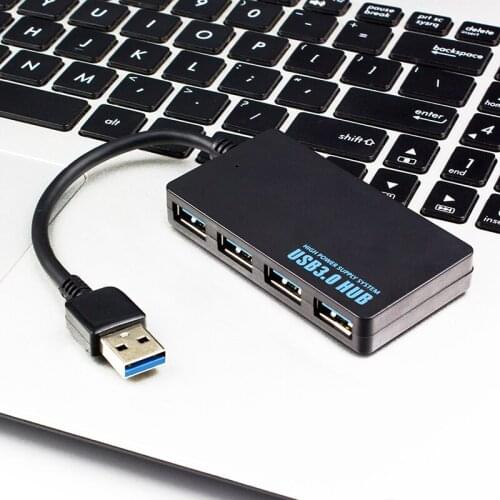 USB3.0HUB External U disk Mouse Splitter Expansion Dock Multi-interface One Drag Four Suitable For Laptop Converter