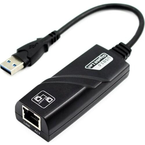 USB Ethernet Adapter USB 3.0 Network Card to RJ45 LAN (10/100/1000) Mbps for Win7/Win8/Win10 Laptop Ethernet USB