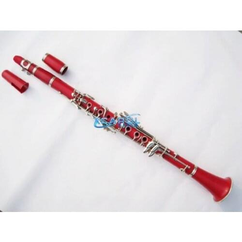 High-grade ABS Soprano Clarinet Bb Red Great Material
