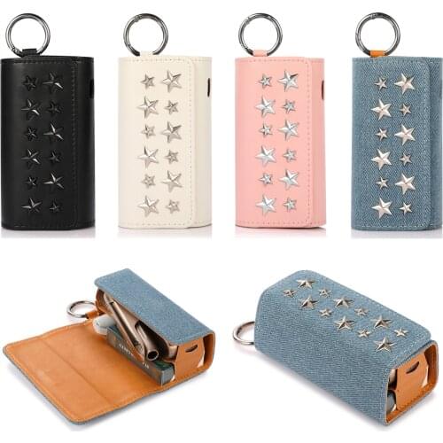 High Quality Fashion Flip For Iqos 3 Double Book Cover Case Pouch Bag Holder Cover Wallet Leather Case For Iqos 3.0 Duo
