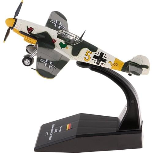 1:72 Bf-109 / Me-109 Germany Piston Fighter Plane Diecast Military Aviation Aircraft Model