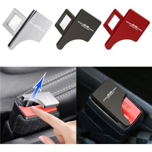 1PCS Hidden Car safety seat belt buckle clip car accessories For Honda CR-V 2012 2013 2014 TYPER Accord mugen power Car styling