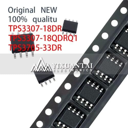 10pcs 100%NEW SOP8 SMD TPS3307-18DR TPS3307-18QDRQ1 TPS3705-33DR TPS3307 TPS3705 3307 3705 SOIC-8