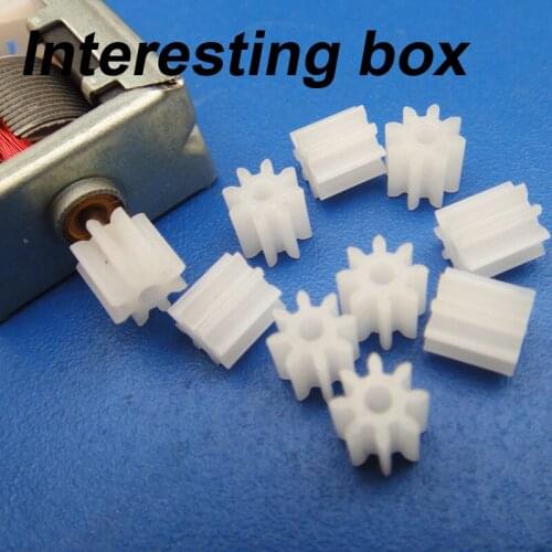 1008H 8 teeth plastic gear 1.5mm hole module 0.5 science diy accessories 10 pieces