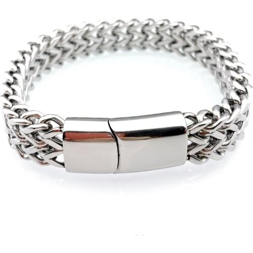 Stainless Steel Bracelet Hip Hop Punk Bracelet For Men Party Jewelry Fashion