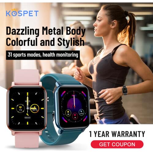 2020 KOSPET GTO Smart Watch Men Fitness Tracker ip68 Waterproof Women Clock Bluetooth Sports Smartwatch For Kids For IOS Android