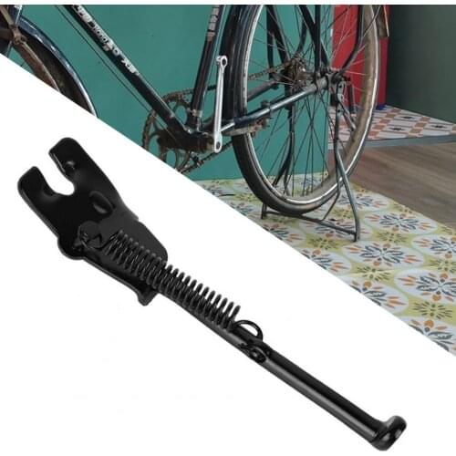 Kids Bicycle Kickstand Anti-stretch No Deformation Steel Kids Cycling Side Parking Stand for Road Bike Cycling Bicycle Parts