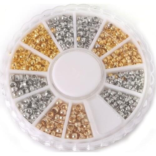 Hot Selling Mixed 1 Box (660pcs/lot 2*2.5*3mm) Copper Crimp End Beads For Necklace Earring Brcelet jewelry findings DIY