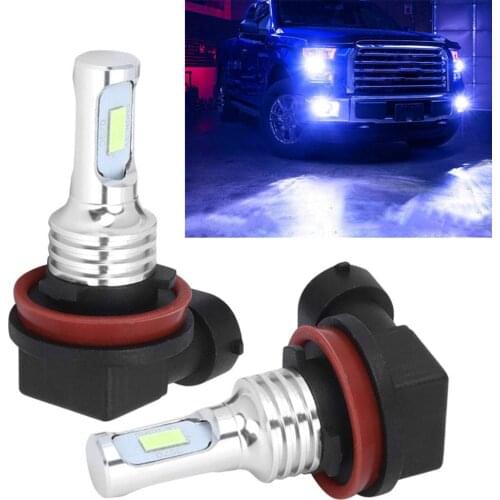 Mayitr 2pcs H11 Car Auto LED Headlight Bulbs Kit High/Low Beam 8000LM 8000K 80W Ice Blue Fog Lamp Accessories Parts