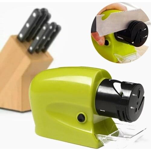 Multifunction Electric Knife Sharpener Motorized Kitchen Knife Grinder Sharpening Stone Automatic Knife Ginder Accessories