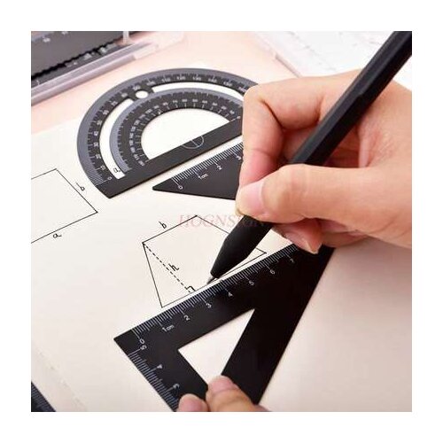 Set ruler Drawing ruler set square protractor test ruler set multifunctional painting tools