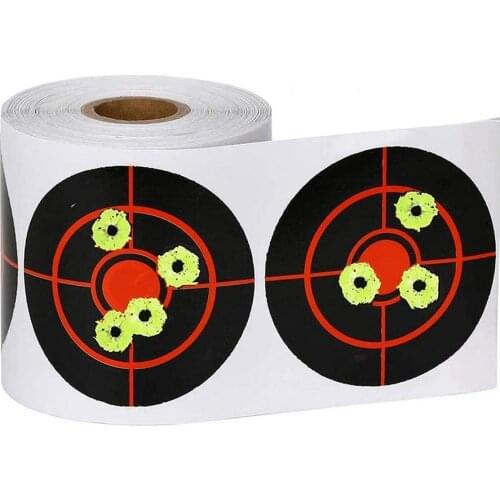 100/250pcs Shooting Target Adhesive Shoot Targets Splatter Reactive Stickers For Archery Bow Hunting Shooting Practice Training