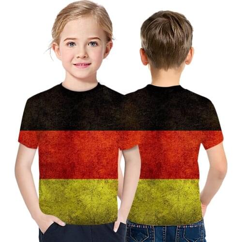 2021 Men And Women Fashion Funny New 3D Printed Flag Children T-Shirt Street Style Leisure Cool Summer Wear