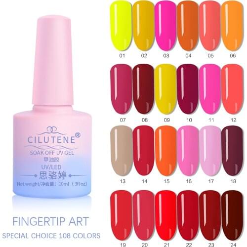 New 108 Colors Fashion Nail Polish Varnish Nail Art Gel Polish Soak Off Long Lasting Nail Polish Lacquer Varnish 1-50 Colors