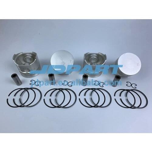 New V1902 IDI piston with rings STD For Kubota
