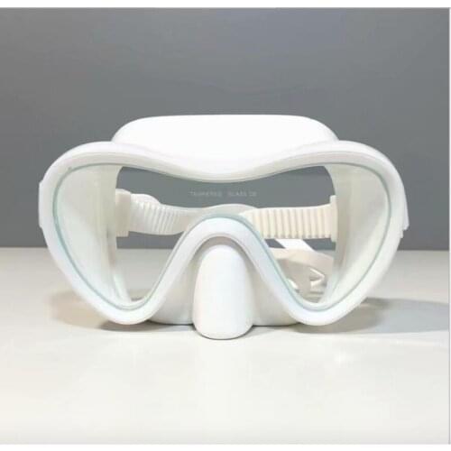 High-definition large-frame swimming goggles with nose protection integrated anti-choking swimming goggles for men and women, ch