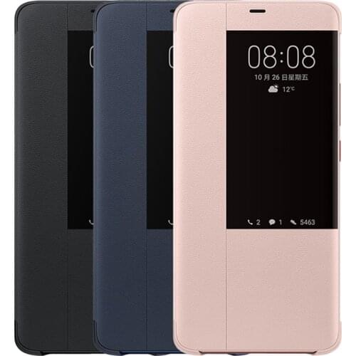 Original Smart View Case For Huawei Mate 20 Lite Mate20 Lite Auto Sleep Wake Up Flip Cover Slim Phone Case For Huawei Mate 20 X