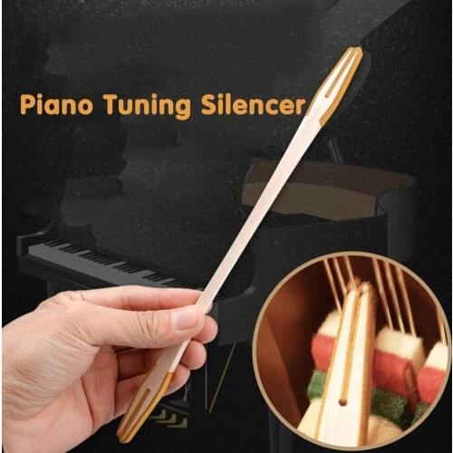 Durable Piano Tuning Stick Wooden Double Ended Piano Stick Mute Mediant Treble Alt Tuning Tool for Pianist And Beginner Tuner