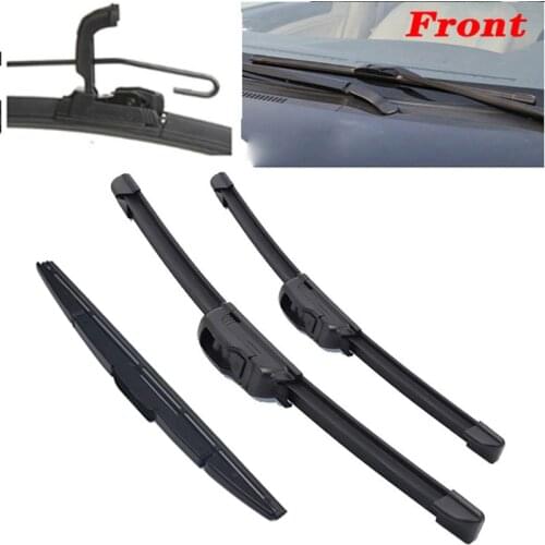 Car Wiper Front & Rear Wiper Blades For Ford Escape 2001-2004 OR 2005-2007 Windshield Windscreen Front Window